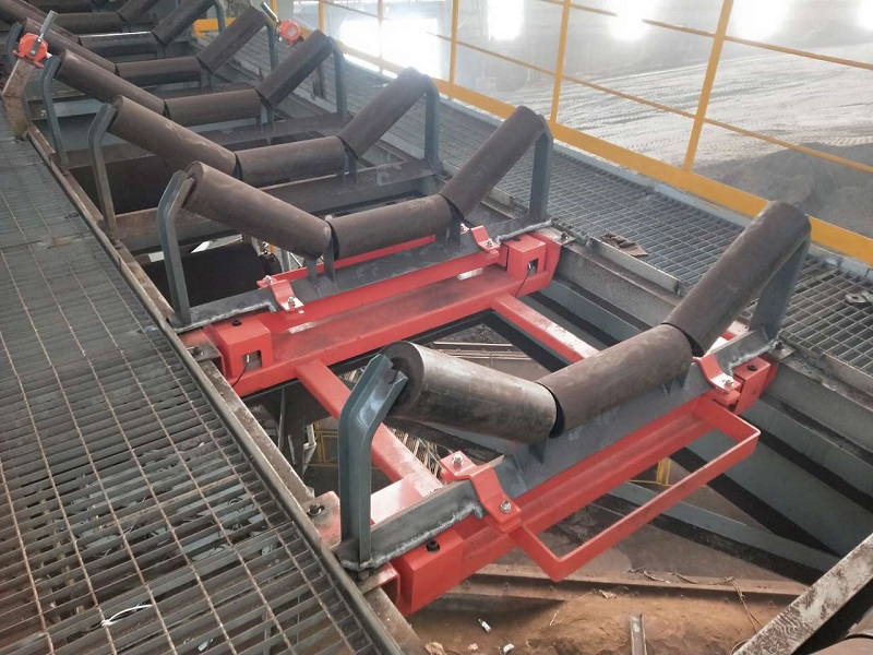FSD高精度電子皮帶秤在鋼鐵燒結項目安裝完畢，校驗誤差0.1%
